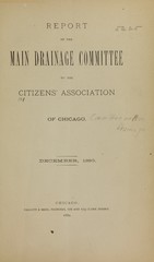 Report of the Main Drainage Committee to the Citizen's Association of Chicago