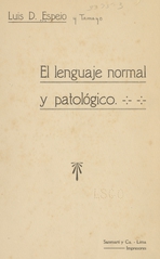 El lenguaje normal y patológico