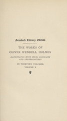 The works of Oliver Wendell Holmes (Volume 10)