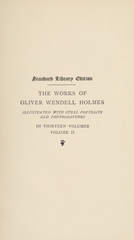 The works of Oliver Wendell Holmes (Volume 2)