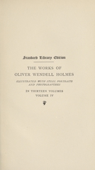 The works of Oliver Wendell Holmes (Volume 4)