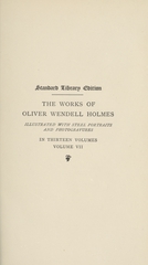 The works of Oliver Wendell Holmes (Volume 7)