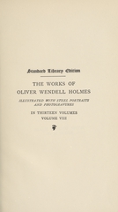 The works of Oliver Wendell Holmes (Volume 8)