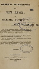 General regulations for the Army, or, Military institutes