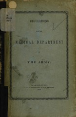 Regulations for the Medical Department of the Army