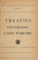 Treaties governing land warfare