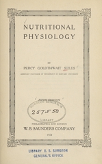 Nutritional physiology