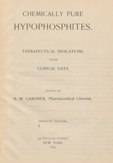Chemically pure hypophosphites: therapeutical indications with clinical data