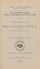 Description of microscopes from the Army Medical Museum, Washington, D.C
