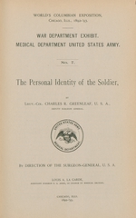 The personal identity of the soldier