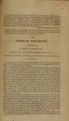 The medical recorder