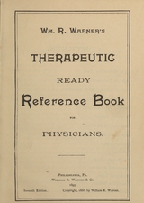 Wm. R. Warner's therapeutic ready reference book for physicians