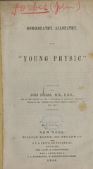 Homoeopathy, allopathy, and "young physic"
