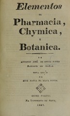 Elementos de pharmacia, chymica e botanica
