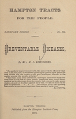 Preventable diseases