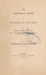 The pathological anatomy of surgical stumps