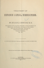 Treatment of chronic aural discharges