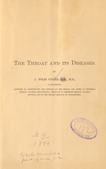 The throat and its diseases