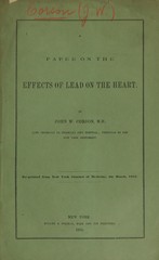 A paper on the effects of lead on the heart