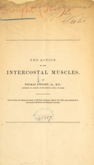 The action of the intercostal muscles
