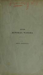 Observations on the mineral waters of Avon, Livingston County, New York