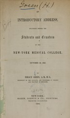 An introductory address delivered before the students and trustees of the New-York Medical College, October 28, 1850