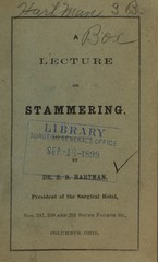 A lecture on stammering