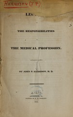 Lecture on the responsibilities of the medical profession