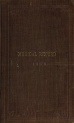 Medical record for private medical statistics: prepared under the sanction of the Medical Society of the State of Pennsylvania, and of the biological department of the Philadelphia Academy of Natural Sciences