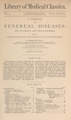 A manual of venereal diseases, for students and practitioners: being a concise description of those affections and of their treatment