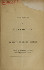 Investigation of glycocoll and some of its products of decomposition
