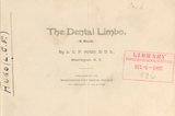 The dental limbo: (a dream)
