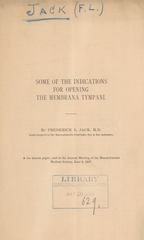 Some of the indications for opening the membrana tympani