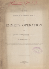 On the immediate and remote effect of Emmet's operation