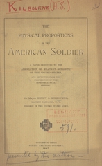 The physical proportions of the American soldier