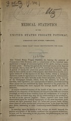 Medical statistics of the United States frigate Potomac, Commodore John Downes, Commander, during a three years' voyage circumnavigating the globe