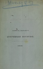 Anniversary discourse, before the New-York Academy of Medicine: delivered in the Church of the Crucifixion, November 8th, 1848