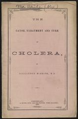 The cause, treatment, and cure of cholera
