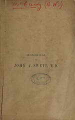 Memoir of John A. Swett, M.D