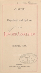 Charter, constitution and by-laws of the Howard Association, Memphis, Tenn