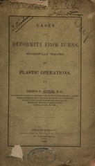 Cases of deformity from burns, successfully treated by plastic operations