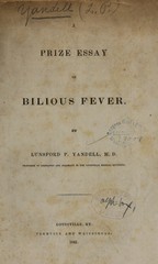 A prize essay on bilious fever