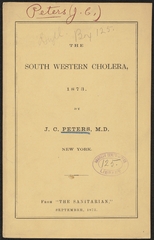 The southwestern cholera, 1873