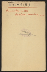 Remarks on the cholera morbus: containing a description of the disease, its symptoms, causes, and treatment, together with suggestions as to the best means of guarding against its attack : submitted to the attention of the medical profession, but designed principally for the use of the public in general