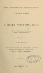 Remarks on library construction