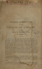 The physical or immediate cause of the death of Christ