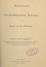 Reminiscences of field-hospital service with the Army of the Potomac
