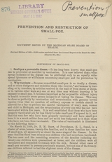 Prevention and restriction of small-pox