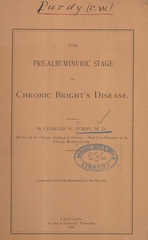 The pre-albuminuric stage of chronic Bright's disease