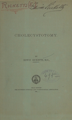 Cholecystotomy